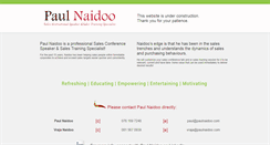 Desktop Screenshot of paulnaidoo.com